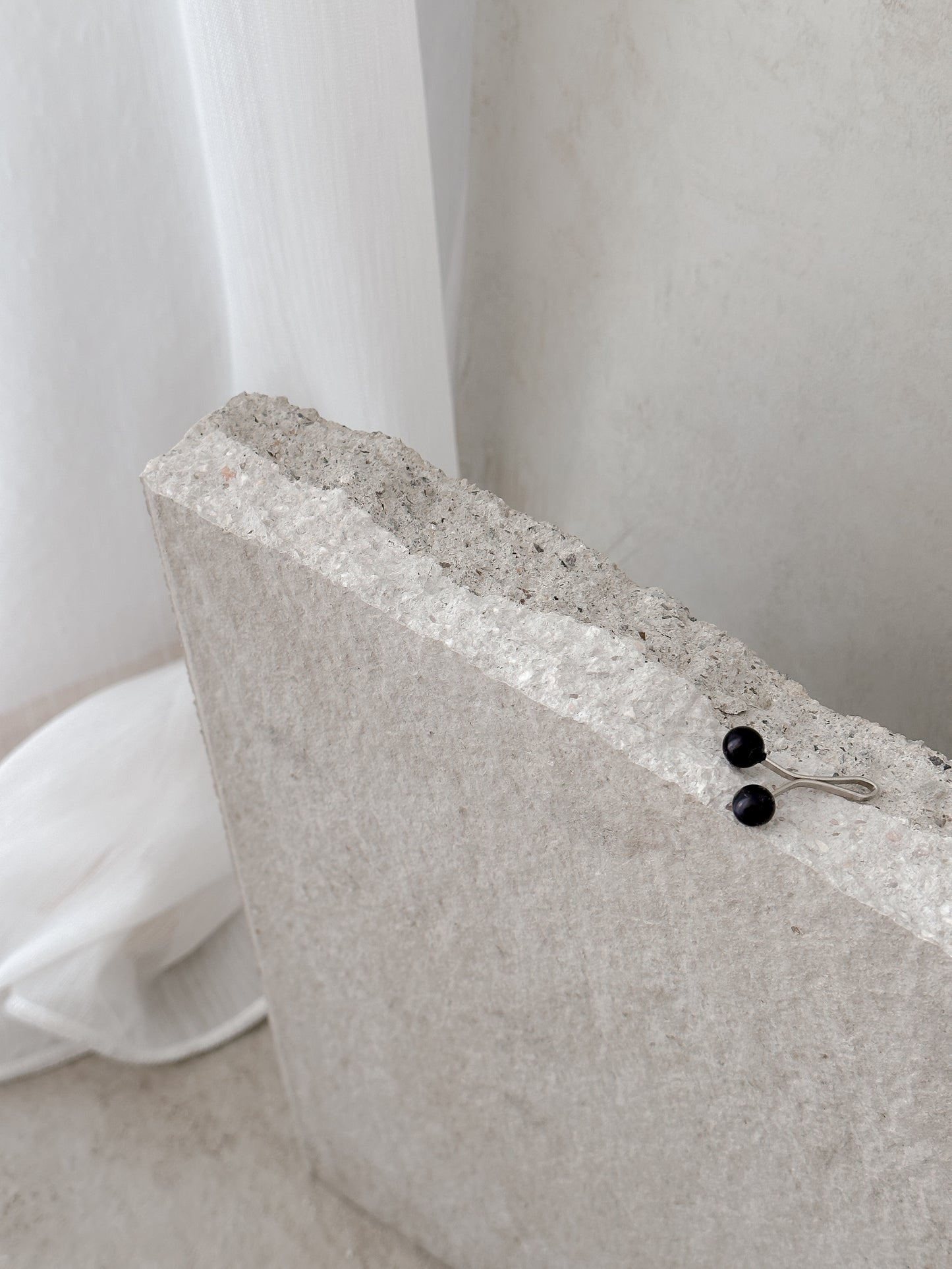 Hijab Pin | rund schwarz 2 Stk.