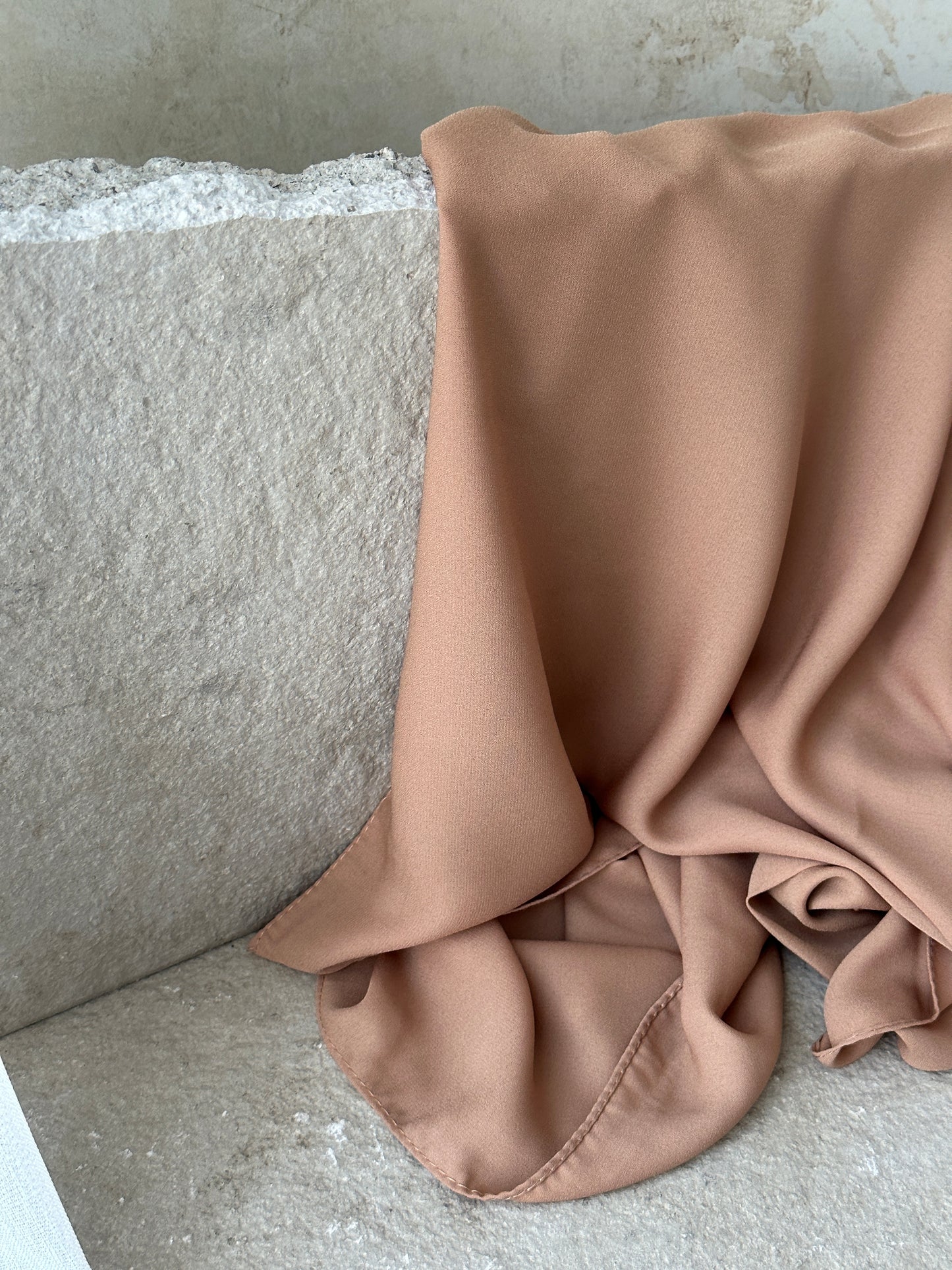 Luxury Square Hijab 150x150 | latte
