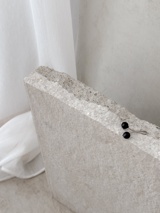 Hijab Pin | rund schwarz 2 Stk.