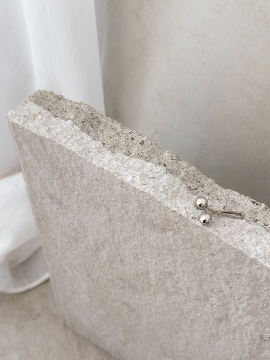 Hijab Pin | rund chrome hell 2 Stk.