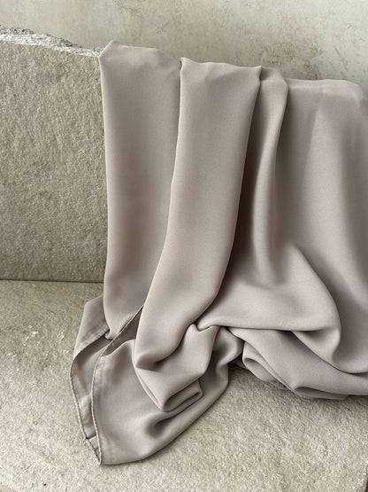 Luxury Square Hijab 150x150 | greige taupe