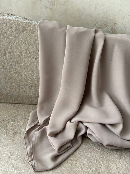 Luxury Square Hijab 150x150 | greige taupe