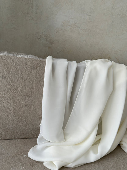 Luxury Square Hijab 150x150 | offwhite creme