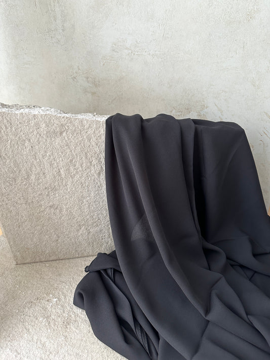 Luxury Square Hijab 150x150 | schwarz