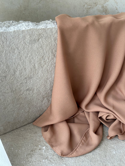 Luxury Square Hijab 150x150 | latte